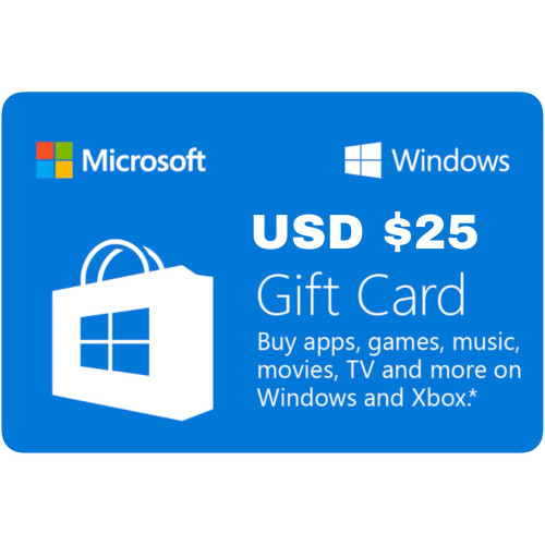 Windows Store 25 USD
