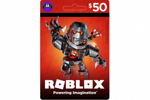 ROBLOX GIFT CARD $50, Video Gaming, Gaming Accessories, Game Gift, roblox  card 50 