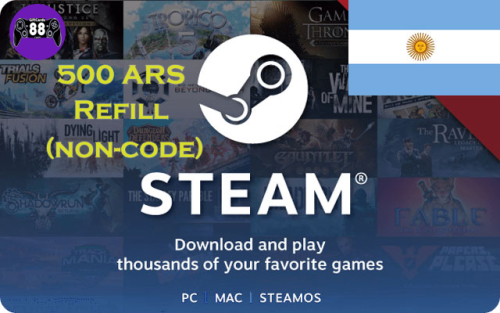 Steam 500 ARS (refill)