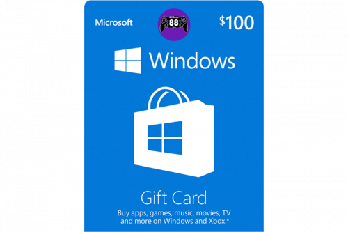 Windows Store 100 USD