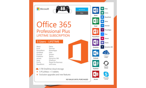 Office 365 Account for PC, Mac, Mobiles