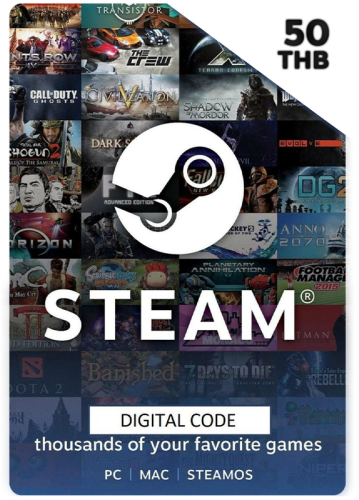 Steam 50 THB (1.3 USD)